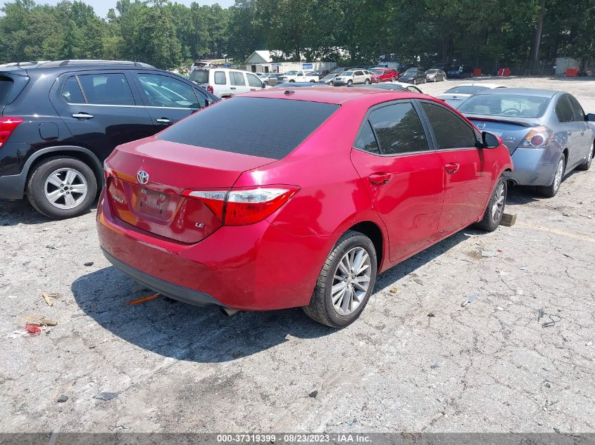 2015 TOYOTA COROLLA L/LE/S/S PLUS/LE PLUS - 5YFBURHE6FP326983