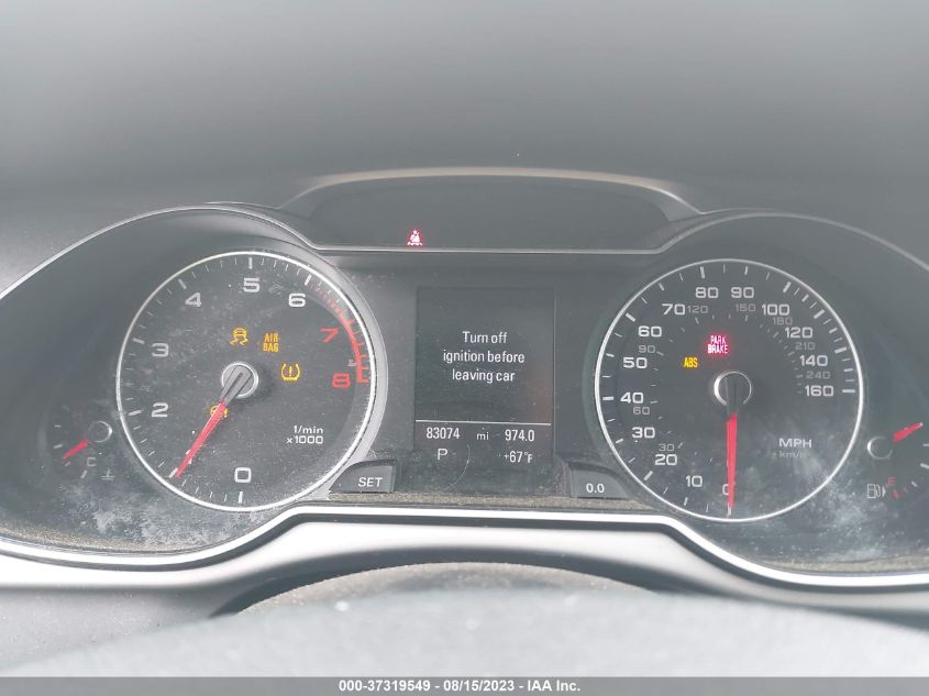 2014 AUDI A4 PREMIUM PLUS - WAUFFAFL1EN004422