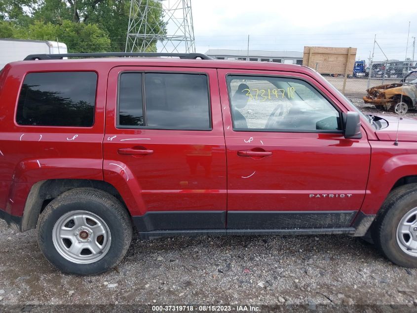 2015 JEEP PATRIOT SPORT - 1C4NJRBB8FD147805