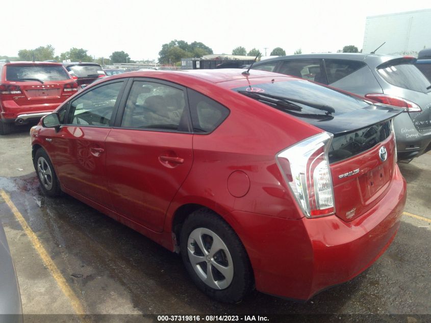2014 TOYOTA PRIUS FOUR/FIVE/THREE/ONE/TWO - JTDKN3DU7E0371995