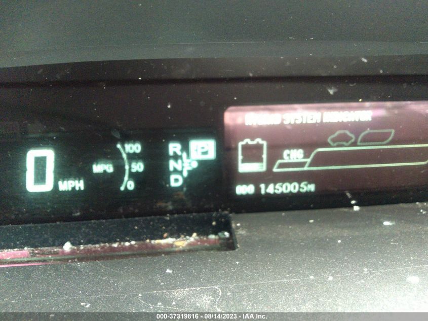 2014 TOYOTA PRIUS FOUR/FIVE/THREE/ONE/TWO - JTDKN3DU7E0371995