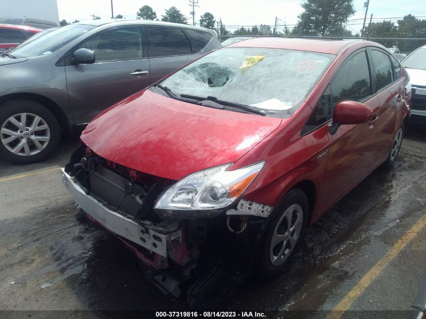 2014 TOYOTA PRIUS FOUR/FIVE/THREE/ONE/TWO - JTDKN3DU7E0371995