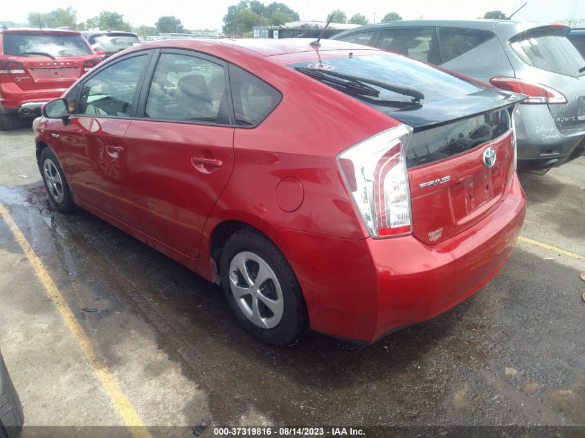 2014 TOYOTA PRIUS FOUR/FIVE/THREE/ONE/TWO - JTDKN3DU7E0371995