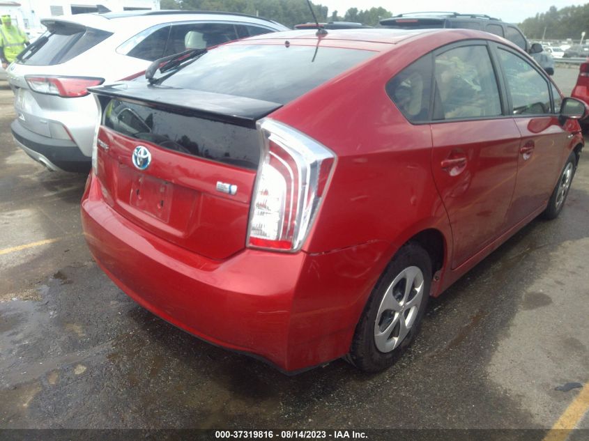 2014 TOYOTA PRIUS FOUR/FIVE/THREE/ONE/TWO - JTDKN3DU7E0371995