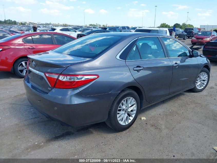 2016 TOYOTA CAMRY XLE/SE/LE/XSE - 4T4BF1FK0GR529166