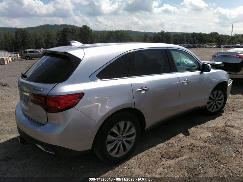 2014 ACURA MDX TECH PKG - 5FRYD4H4XEB026070