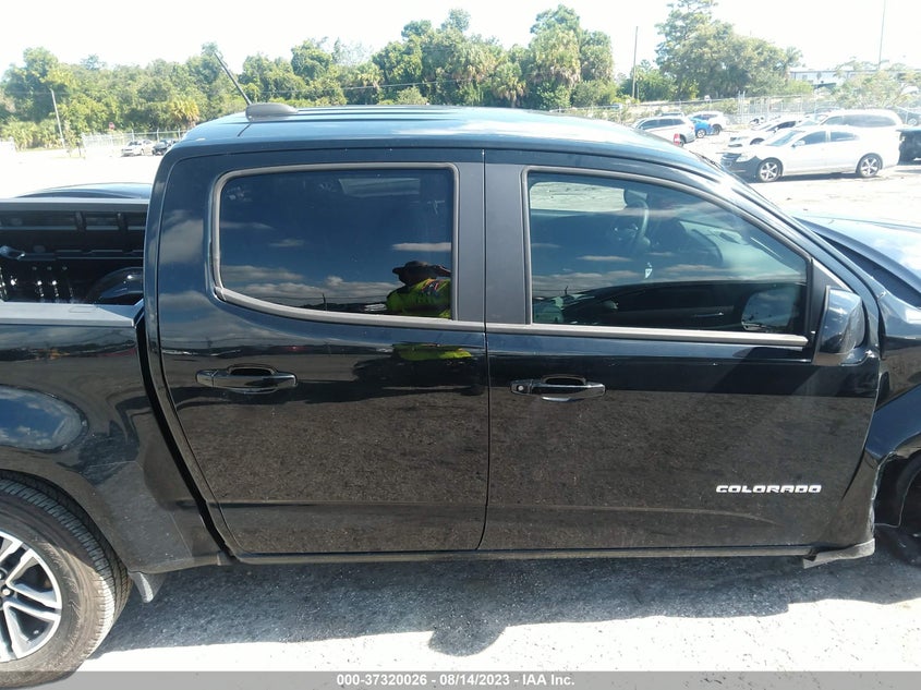 VIN 1GCGSBEN5M1244185 2021 CHEVROLET COLORADO