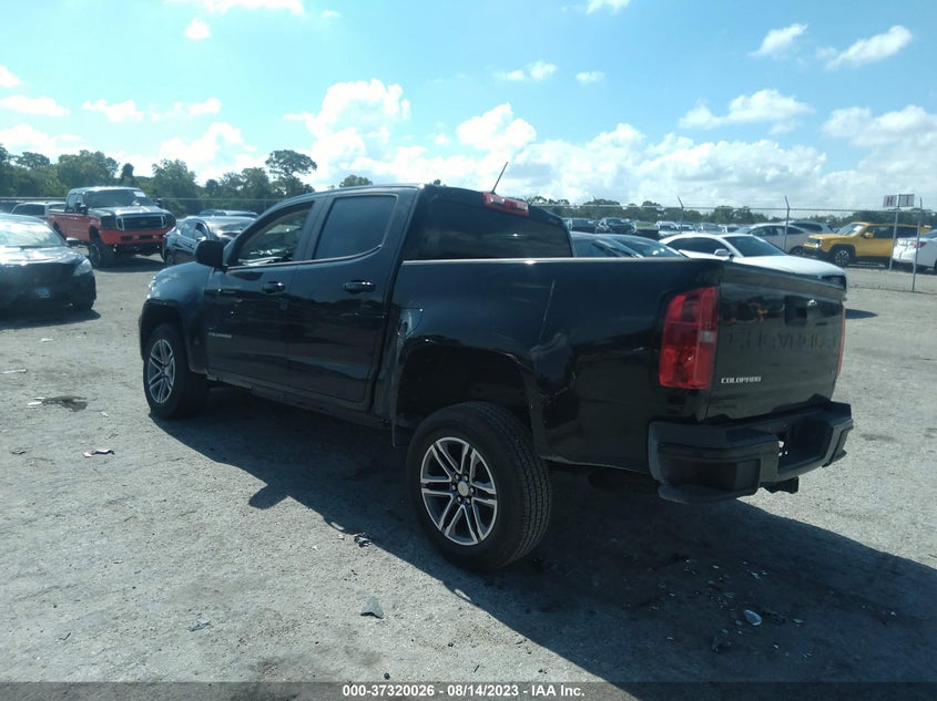 VIN 1GCGSBEN5M1244185 2021 CHEVROLET COLORADO