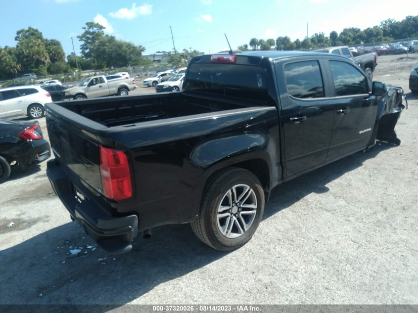 VIN 1GCGSBEN5M1244185 2021 CHEVROLET COLORADO