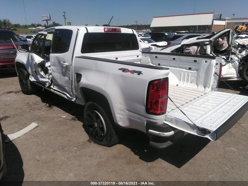 VIN 1GCGTCENXM1267349 2021 CHEVROLET COLORADO 4WD LT