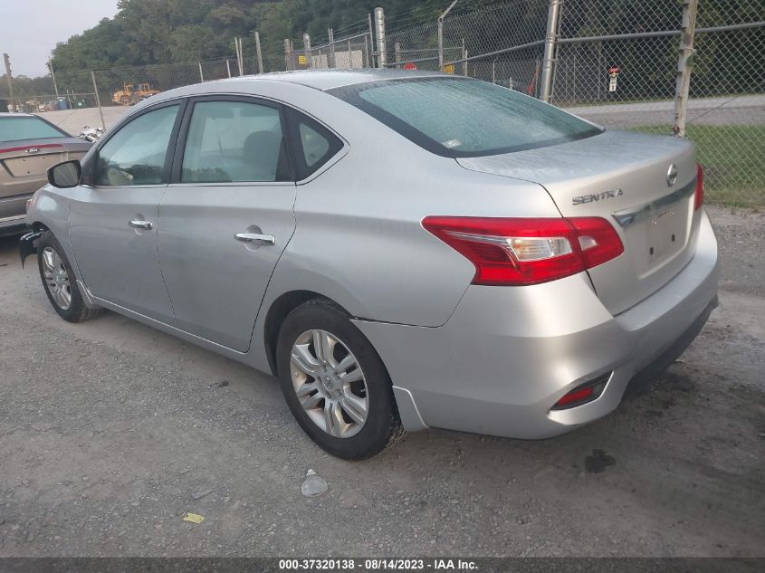 2016 NISSAN SENTRA S - 3N1AB7AP2GY323326