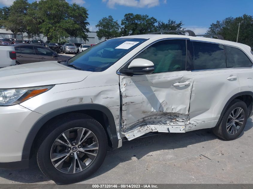 2018 TOYOTA HIGHLANDER LE - 5TDZARFH1JS034436