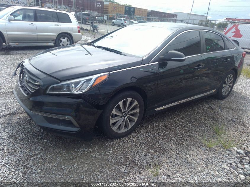 2016 HYUNDAI SONATA 2.4L SPORT - 5NPE34AF7GH432699