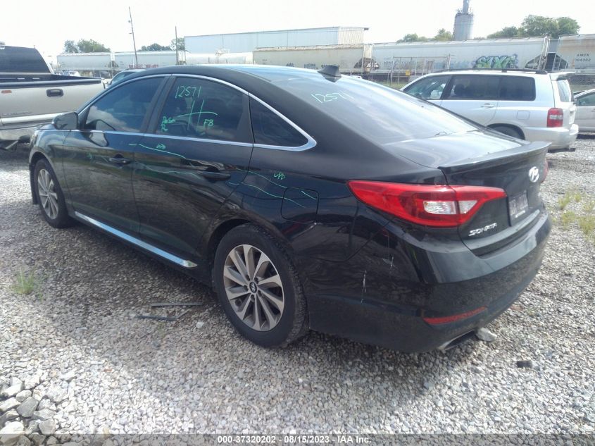 2016 HYUNDAI SONATA 2.4L SPORT - 5NPE34AF7GH432699