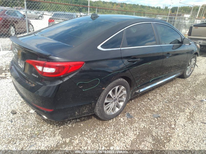 2016 HYUNDAI SONATA 2.4L SPORT - 5NPE34AF7GH432699