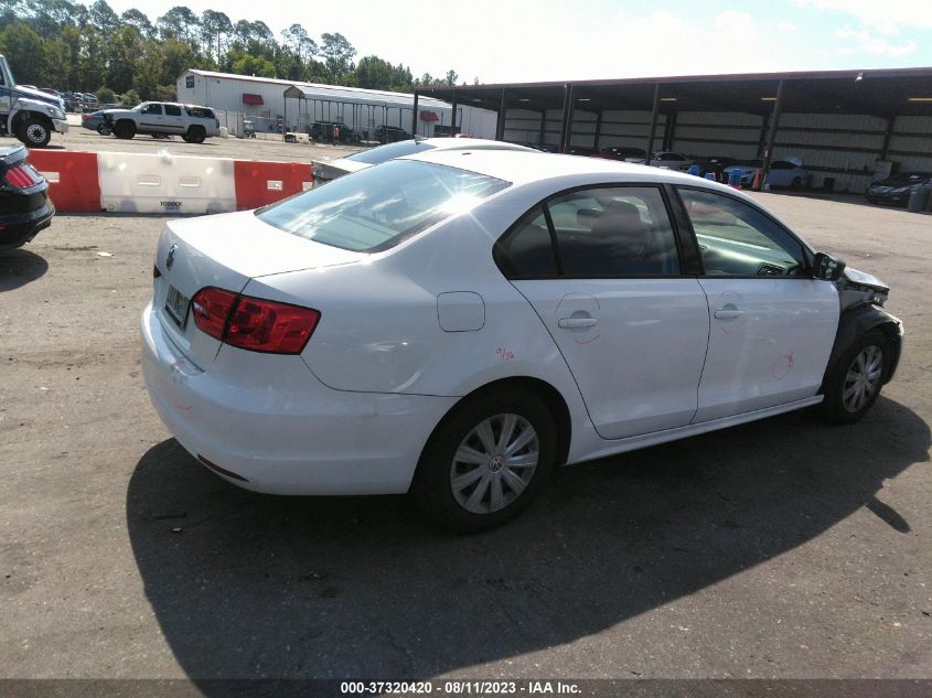 2014 VOLKSWAGEN JETTA SEDAN S - 3VW2K7AJ6EM294721