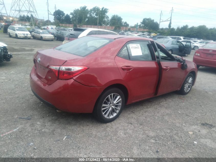 2014 TOYOTA COROLLA L/LE/S/S PLUS/LE PLUS - 2T1BURHE1EC183603