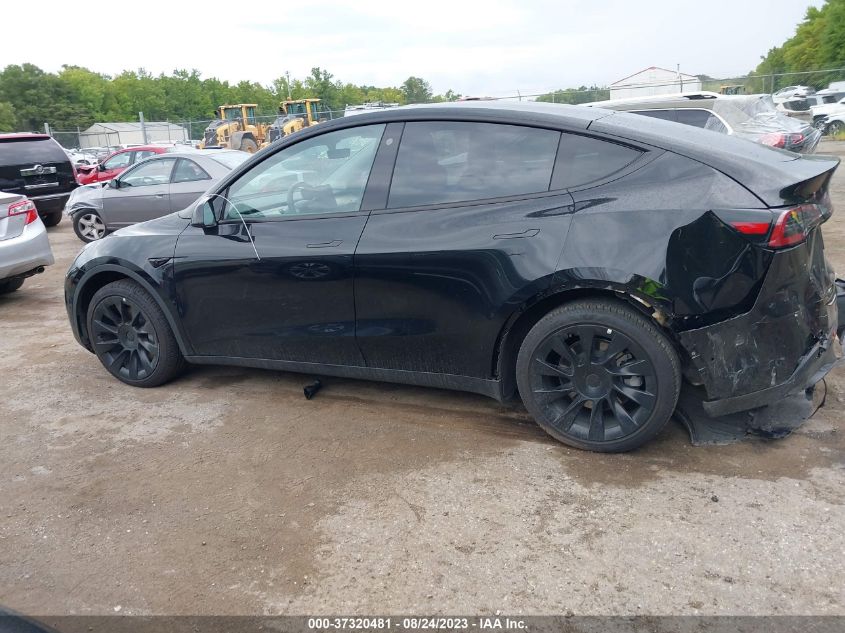 2022 TESLA MODEL Y LONG RANGE - 7SAYGDEE0NF424252