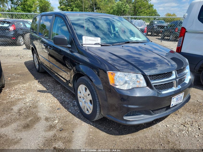 2016 DODGE GRAND CARAVAN SE - 2C4RDGBG1GR100431