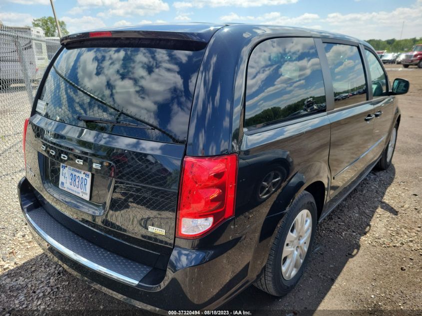 2016 DODGE GRAND CARAVAN SE - 2C4RDGBG1GR100431