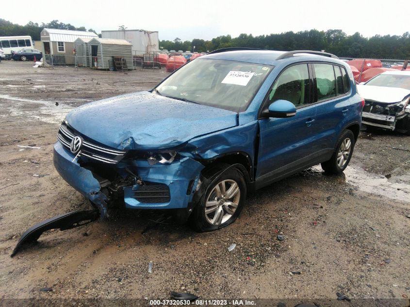 2017 VOLKSWAGEN TIGUAN S WVGAV7AX0HW509360