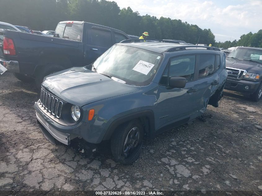 VIN ZACCJBAB3HPG43860 2017 JEEP RENEGADE SPORT