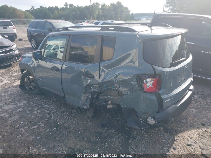 VIN ZACCJBAB3HPG43860 2017 JEEP RENEGADE SPORT