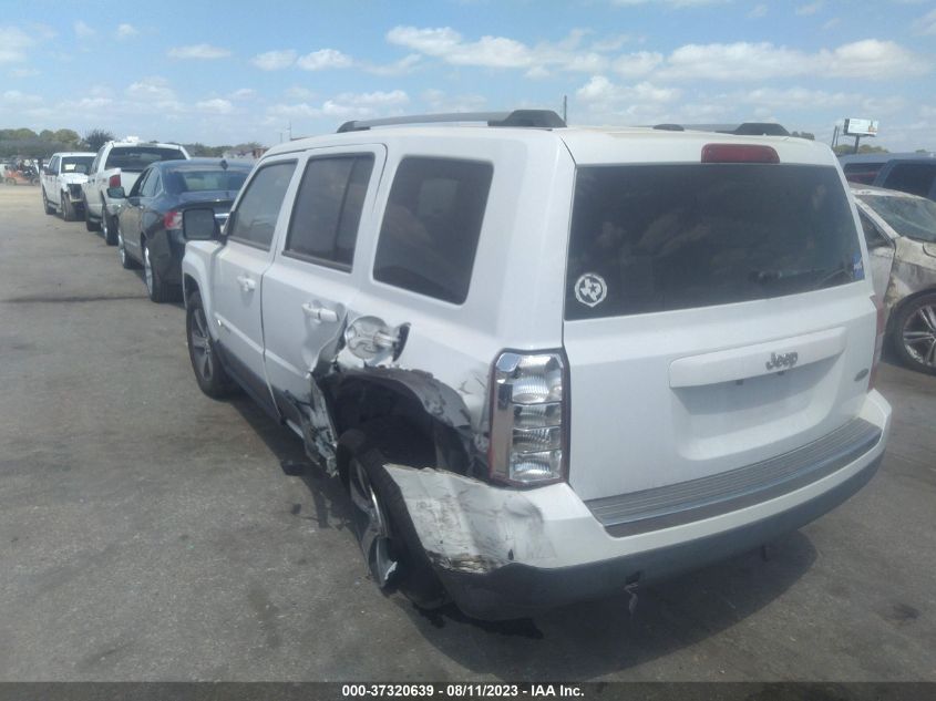 2016 JEEP PATRIOT HIGH ALTITUDE EDITION - 1C4NJPFA1GD621245