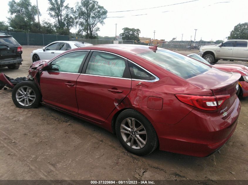 2016 HYUNDAI SONATA SE - 5NPE24AF8GH290432