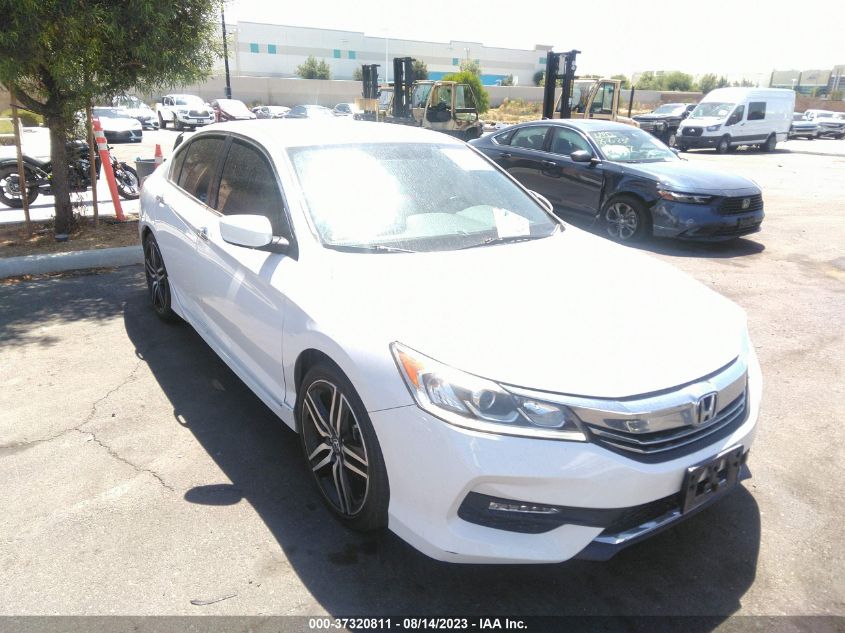 2016 HONDA ACCORD SEDAN SPORT - 1HGCR2F52GA221459
