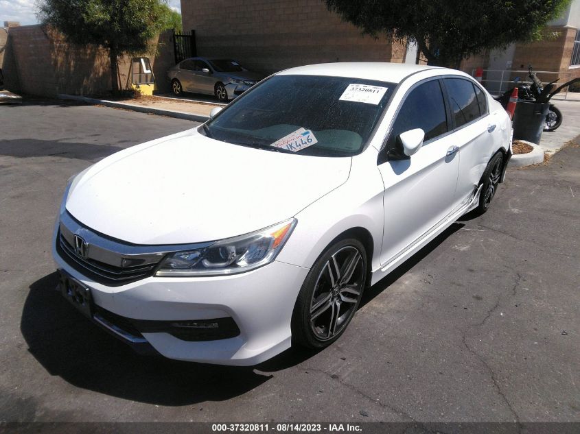 2016 HONDA ACCORD SEDAN SPORT - 1HGCR2F52GA221459