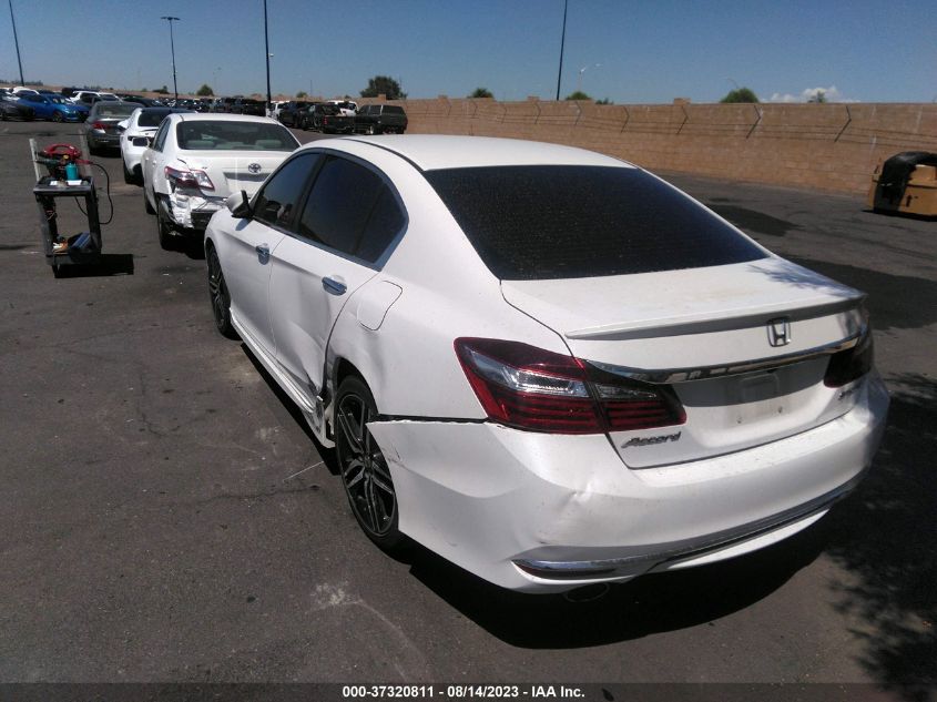 2016 HONDA ACCORD SEDAN SPORT - 1HGCR2F52GA221459