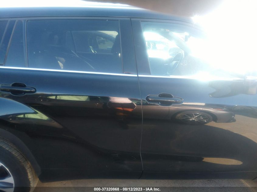 2022 TOYOTA HIGHLANDER XLE - 5TDGZRAH3NS539228