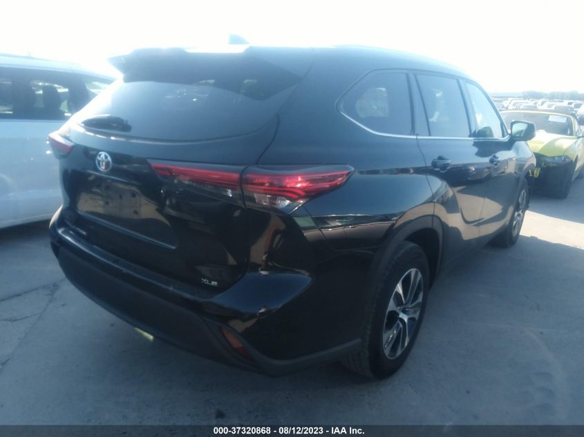 2022 TOYOTA HIGHLANDER XLE - 5TDGZRAH3NS539228