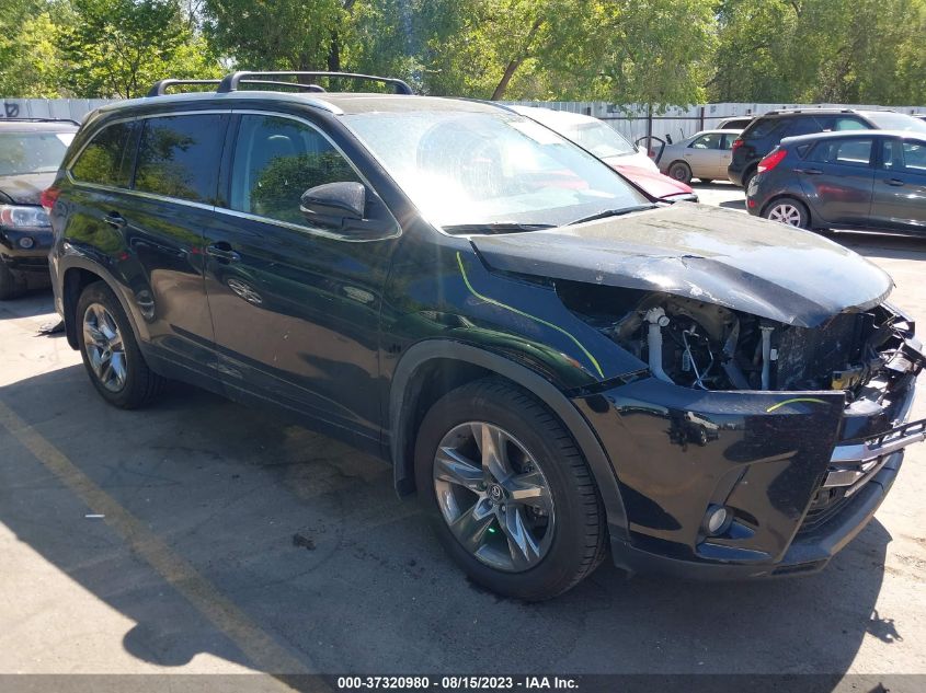 2017 TOYOTA HIGHLANDER LIMITED - 5TDDZRFH4HS363872