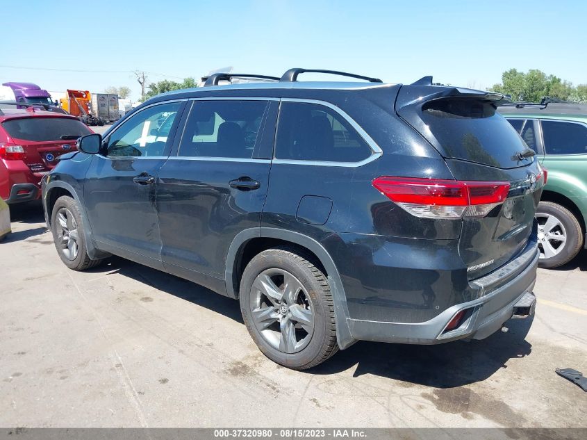 2017 TOYOTA HIGHLANDER LIMITED - 5TDDZRFH4HS363872