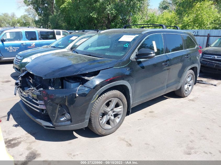 2017 TOYOTA HIGHLANDER LIMITED - 5TDDZRFH4HS363872