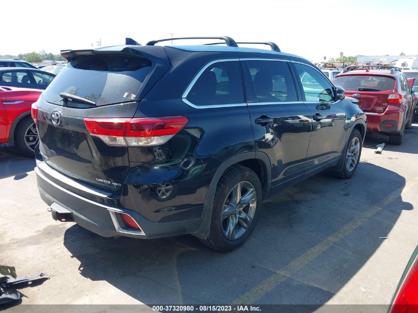 2017 TOYOTA HIGHLANDER LIMITED - 5TDDZRFH4HS363872