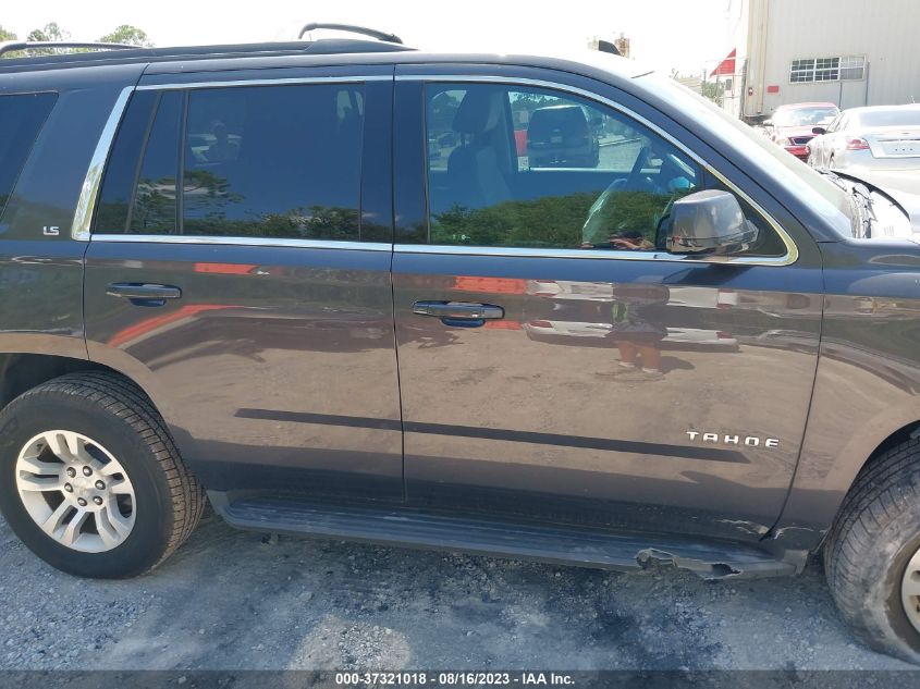 2016 CHEVROLET TAHOE C1500  LS - 1GNSCAKCXGR375291