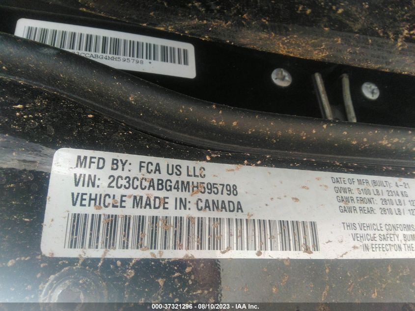 2021 CHRYSLER 300 300S - 2C3CCABG4MH595798