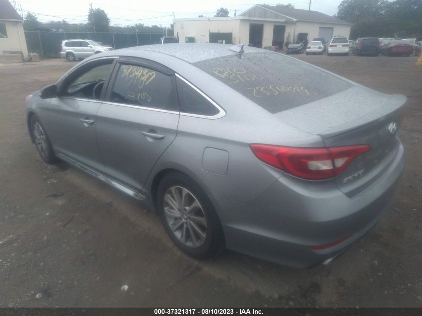 2015 HYUNDAI SONATA 2.4L SPORT - 5NPE34AF8FH087603