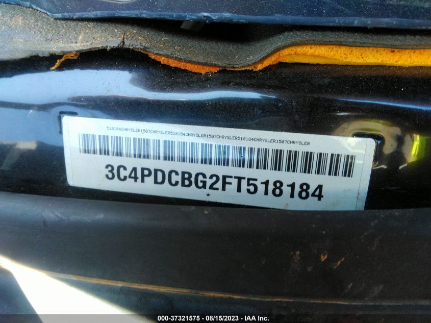 2015 DODGE JOURNEY SXT - 3C4PDCBG2FT518184