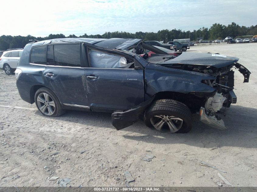 2013 TOYOTA HIGHLANDER LIMITED - 5TDYK3EH6DS108865