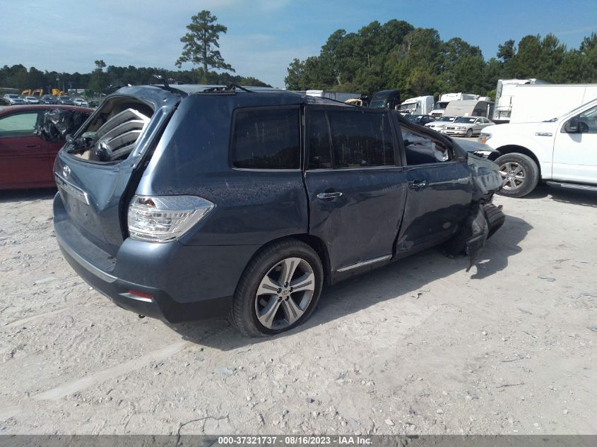 2013 TOYOTA HIGHLANDER LIMITED - 5TDYK3EH6DS108865