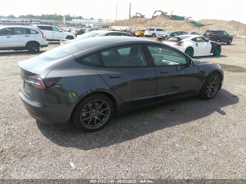 VIN 5YJ3E1EB6NF164036 2022 TESLA MODEL 3 LONG RANGE
