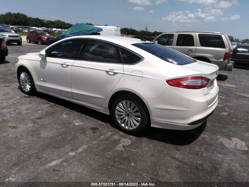 2014 FORD FUSION SE HYBRID - 3FA6P0LU1ER327167