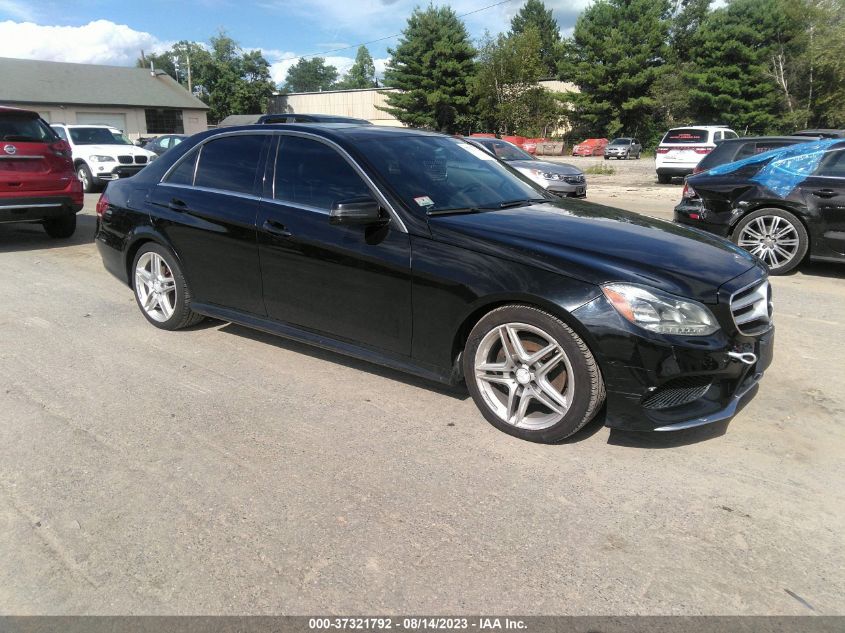 WDDHF8JB9EA851804 2014 MERCEDES-BENZ E-CLASS - Image 1