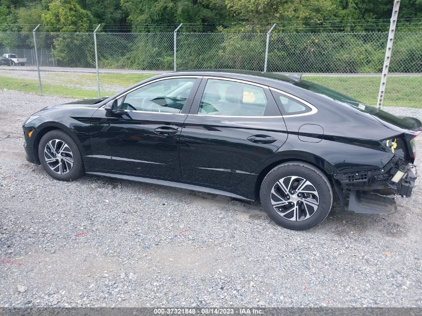 2021 HYUNDAI SONATA HYBRID BLUE - KMHL24JJ7MA029710
