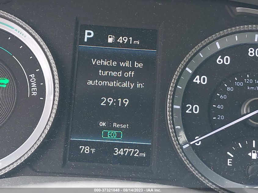 2021 HYUNDAI SONATA HYBRID BLUE - KMHL24JJ7MA029710