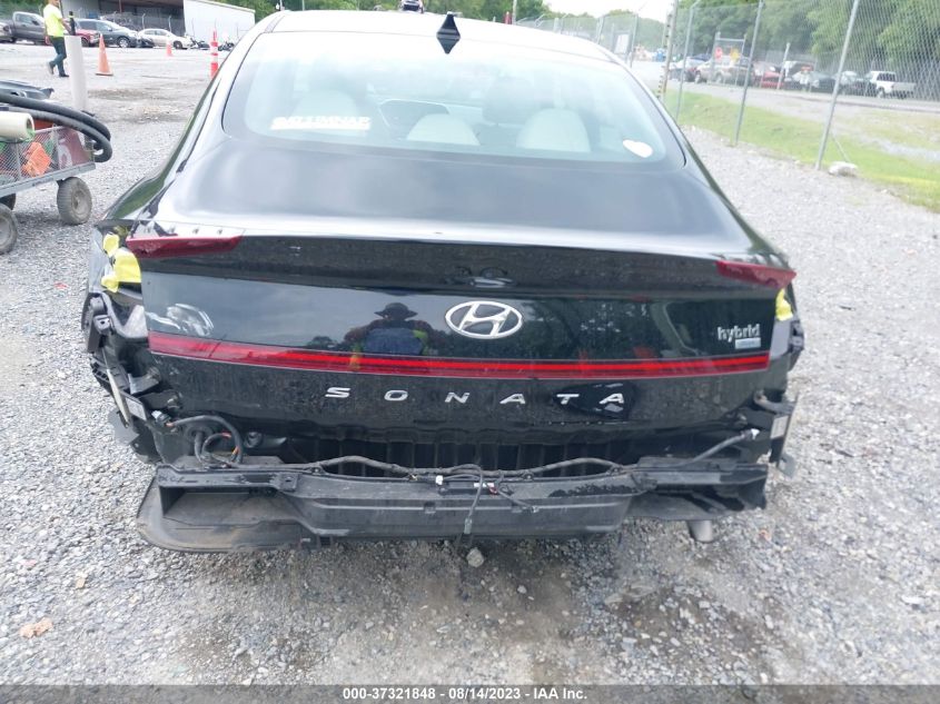 2021 HYUNDAI SONATA HYBRID BLUE - KMHL24JJ7MA029710